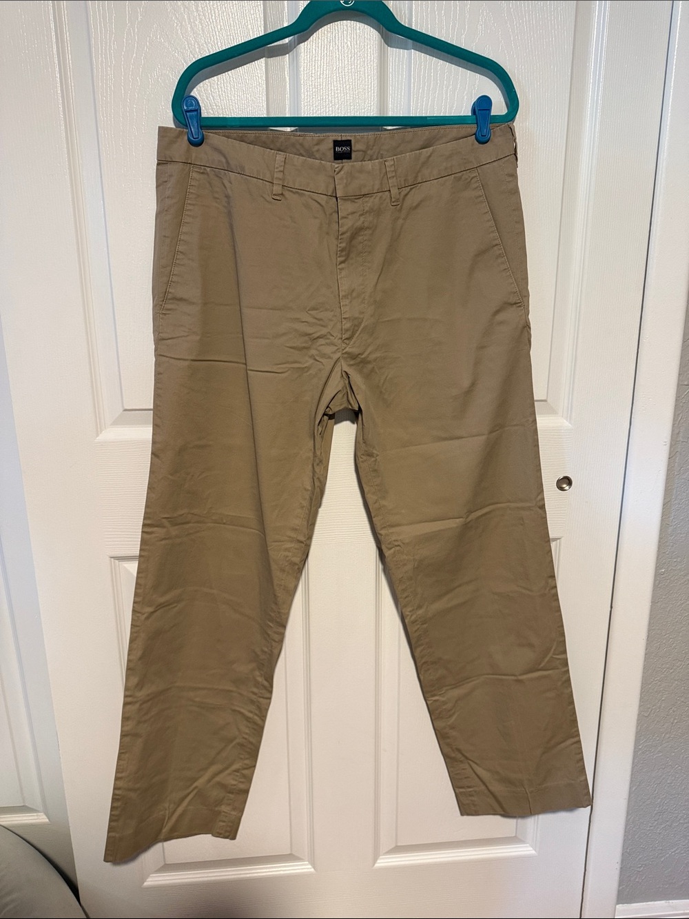 BOSS Men's Tan Chino Pants - Size 34R